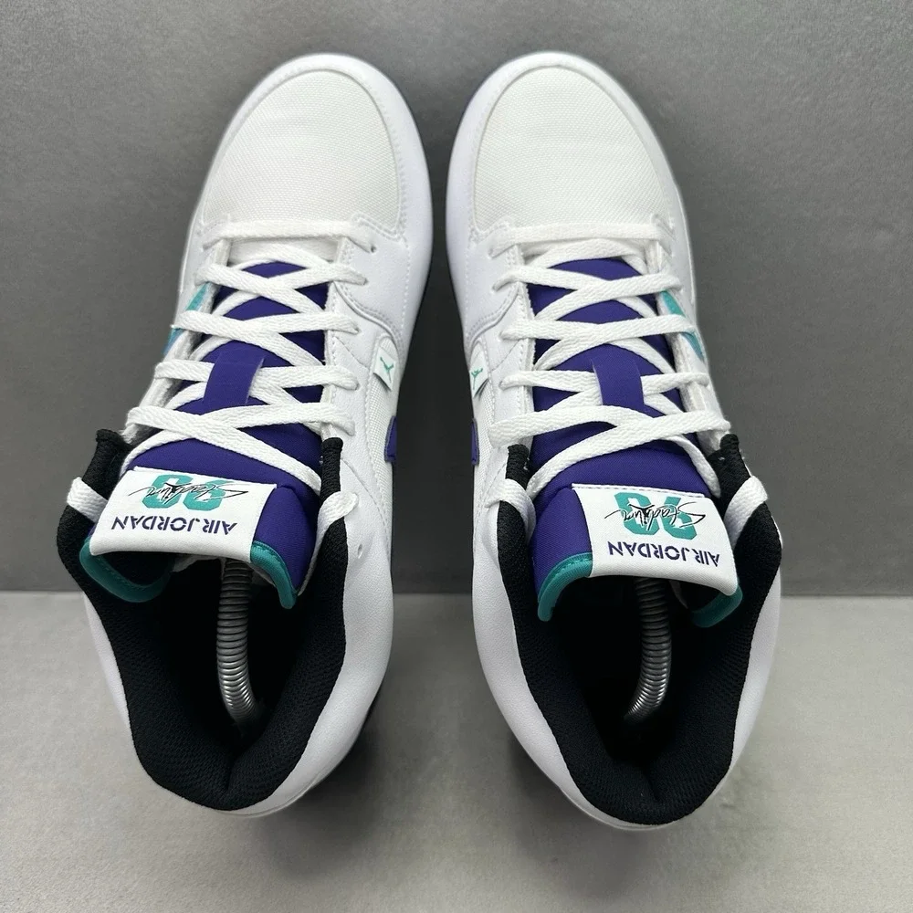 Nike Air Jordan Stadium 90 Low MCS Mens Size Baseball‎ Cleats Grape Retro NEW